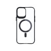 3MK Satin Armor MagCase z MagSafe do Apple iPhone 12 Pro Max, przezroczyste z czarną ramką