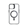 3MK Satin Armor MagCase z MagSafe do Apple iPhone 14 Plus, przezroczysty z czarną ramką (156076-0)