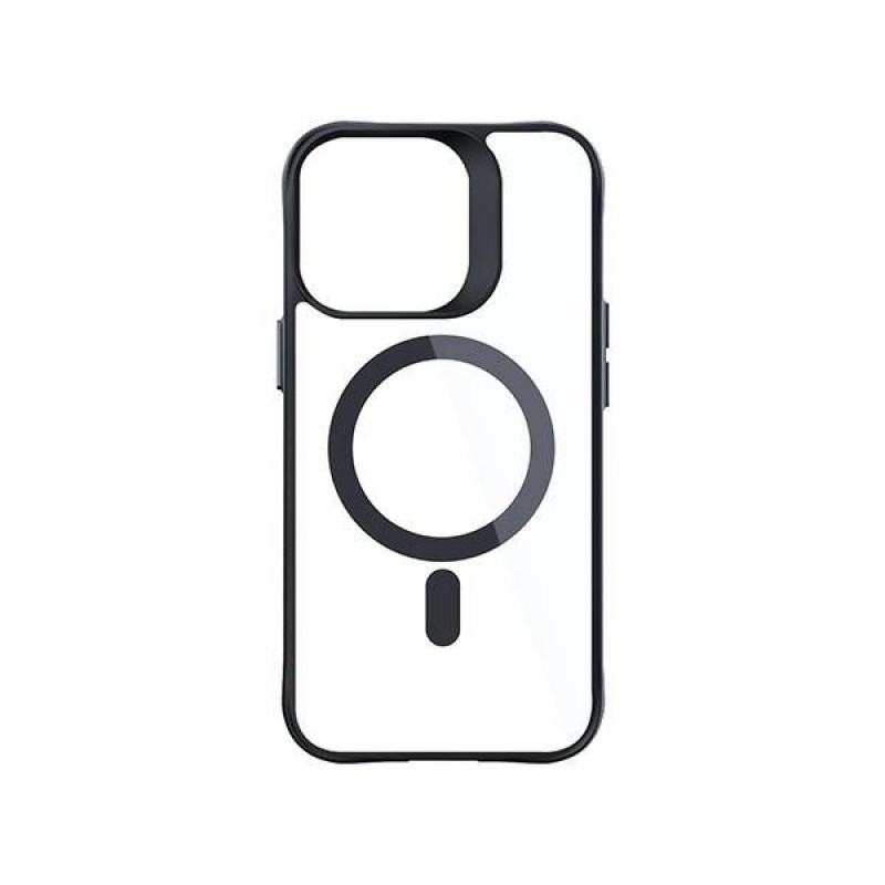 3MK Satin Armor MagCase z MagSafe do Apple iPhone 14 Pro Max, przezroczyste z czarną ramką