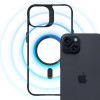 3MK Satin Armor MagCase z MagSafe do Apple iPhone 15 Plus, przezroczyste z czarną ramką (156080-0)