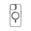 3MK Satin Armor MagCase z MagSafe do Apple iPhone 13 / 14, przezroczyste z czarną ramką (156075-0)