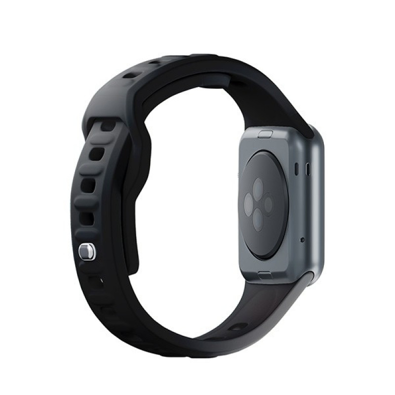 Pasek do zegarka 3mk Silicone do Apple Watch 38/40/41 mm, czarny