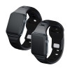 Pasek do zegarka 3mk Silicone do Apple Watch 38/40/41 mm, czarny