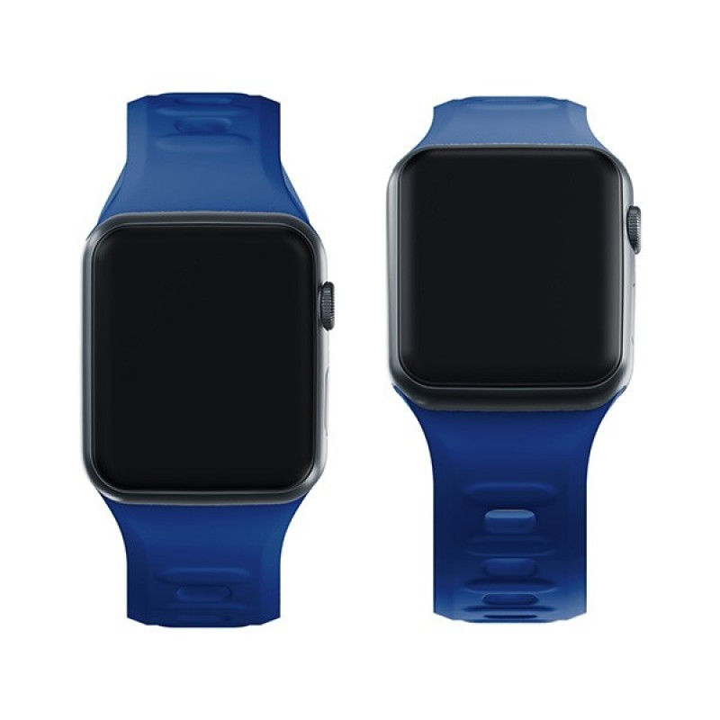 Pasek do zegarka 3mk Silicone do Apple Watch 38/40/41 mm, niebieski