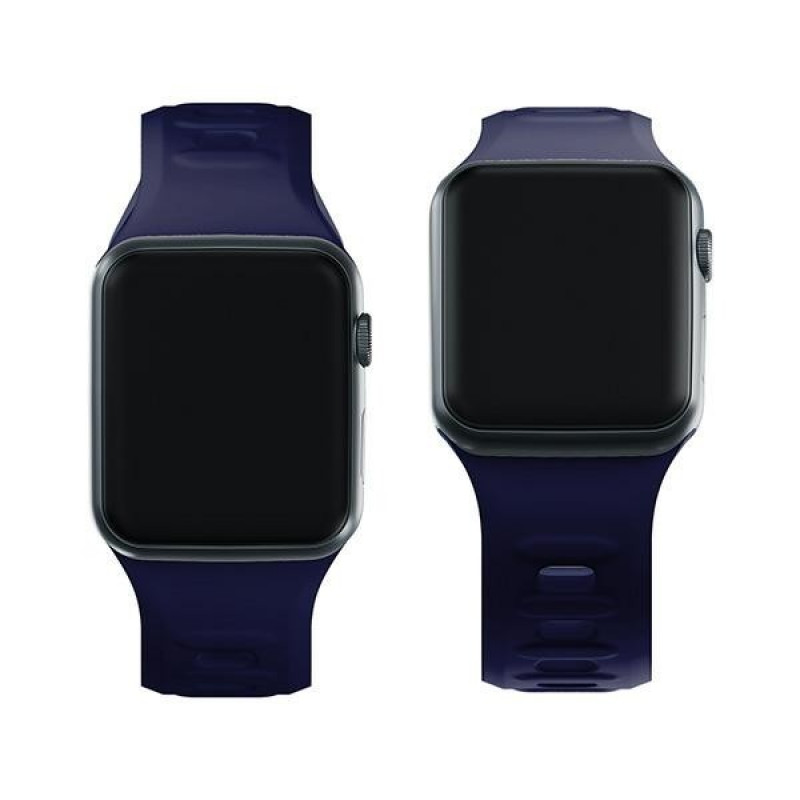 Pasek do zegarka 3mk Silicone do Apple Watch 38/40/41 mm, ocean blue