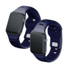 Pasek do zegarka 3mk Silicone do Apple Watch 38/40/41 mm, ocean blue