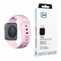 Pasek do zegarka 3mk Silicone do Apple Watch 38/40/41 mm, różowy pudrowy