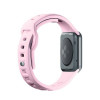 Pasek do zegarka 3mk Silicone do Apple Watch 38/40/41 mm, różowy pudrowy