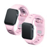 Pasek do zegarka 3mk Silicone do Apple Watch 38/40/41 mm, różowy pudrowy