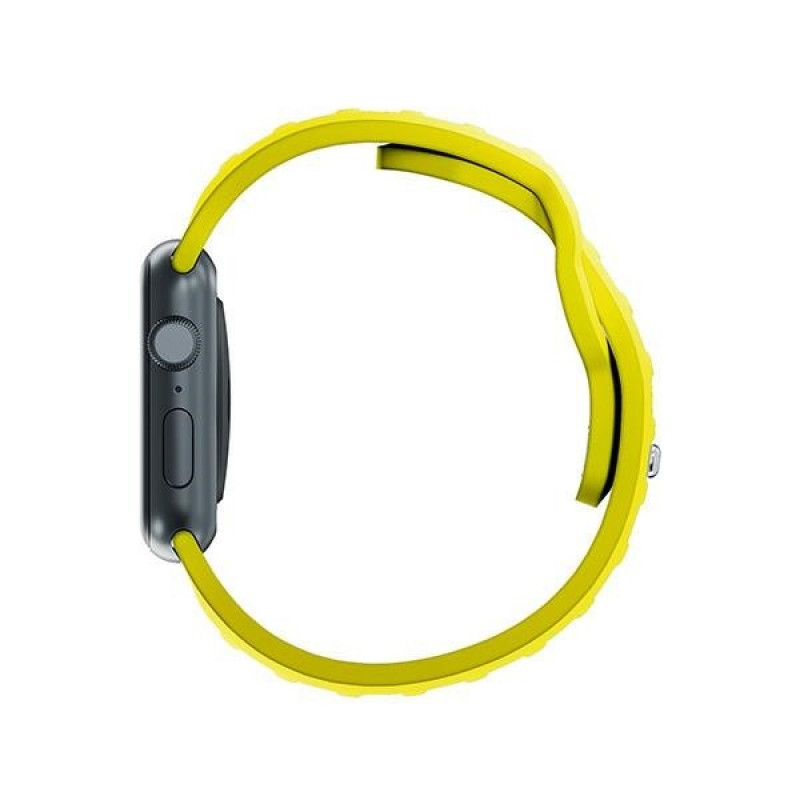 Pasek do zegarka 3mk Silicone do Apple Watch 38/40/41 mm, żółty
