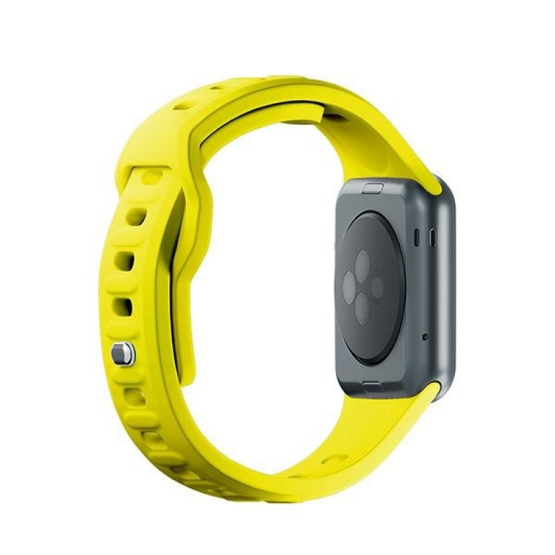 Pasek do zegarka 3mk Silicone do Apple Watch 38/40/41 mm, żółty