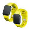 Pasek do zegarka 3mk Silicone do Apple Watch 38/40/41 mm, żółty