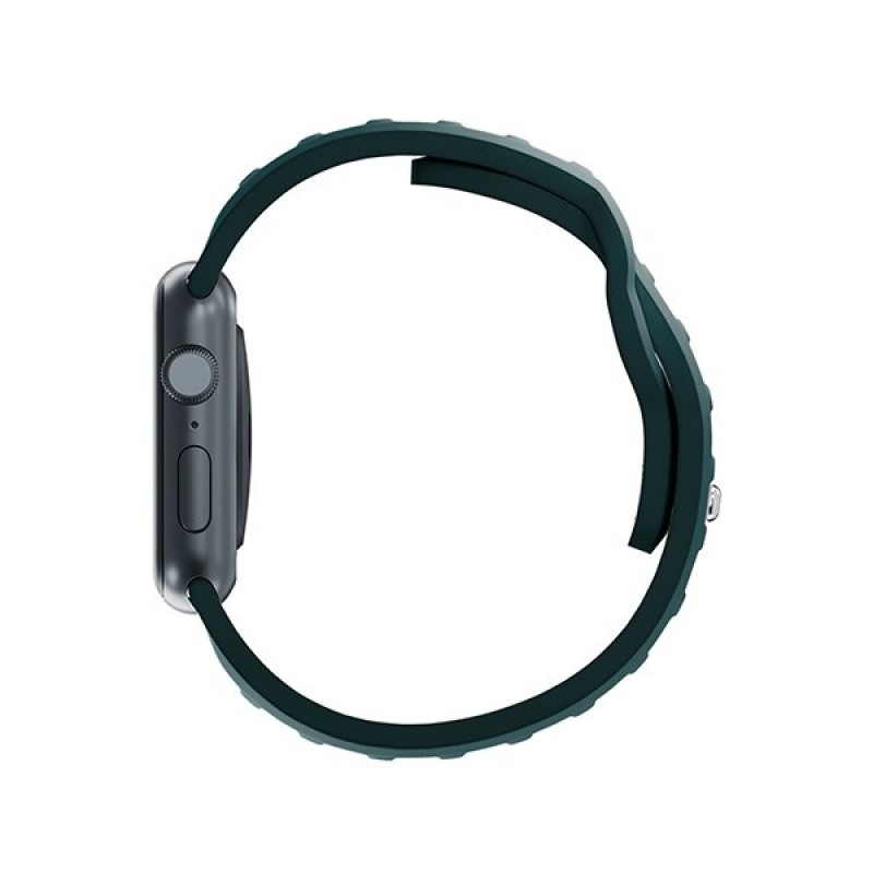 Pasek do zegarka 3mk Silicone do Apple Watch 42/44/45/49 mm, evergreen