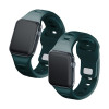 Pasek do zegarka 3mk Silicone do Apple Watch 42/44/45/49 mm, evergreen
