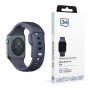 Pasek do zegarka 3mk Silicone do Apple Watch 42/44/45/49 mm, szary