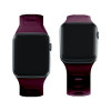 Pasek do zegarka 3mk Silicone do Apple Watch 42/44/45/49 mm, mulberry / burgundy