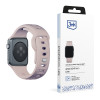 Pasek do zegarka 3mk Silicone do Apple Watch 42/44/45/49 mm, pink-beige / latte