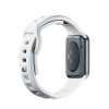 3MK pasek do zegarka z silikonu do Apple Watch 4/5/6/7/8/9/SE/Ultra, 42/44/45/49 mm, biały