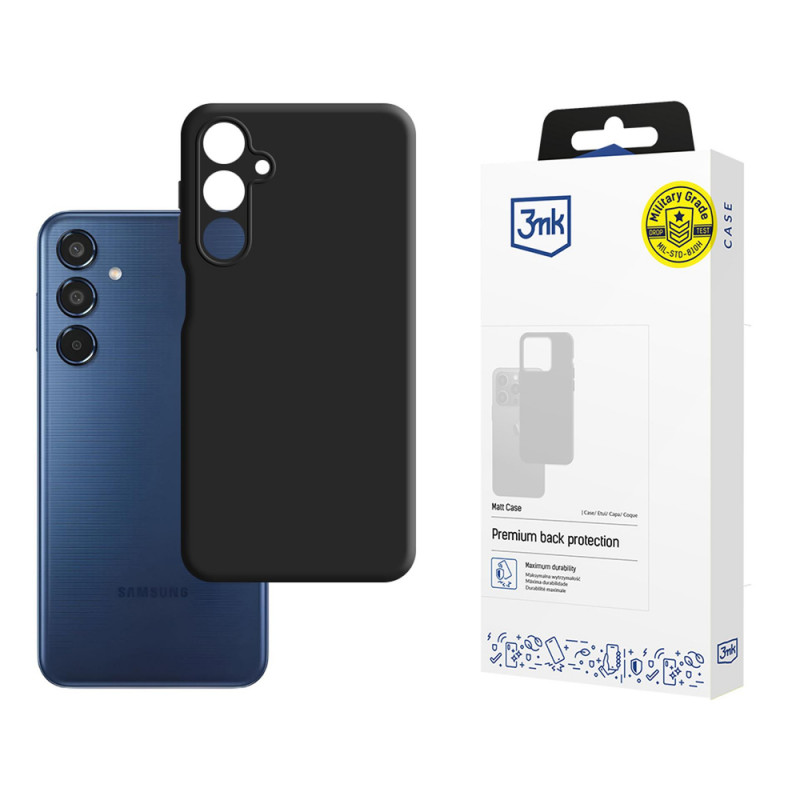 3MK Matt Case Samsung Galaxy M35 5G, czarny
