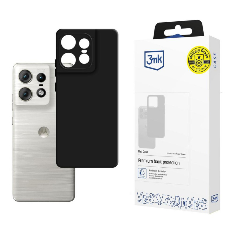 3MK Matt Case Motorola Edge 50 Pro, czarny