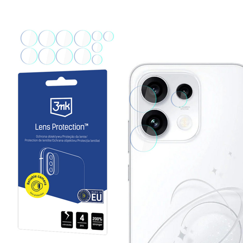 3MK Lens Protection Oppo Reno 16 F / Reno 16 FS (CPH2859) ochrona obiektywu aparatu (4 szt.)