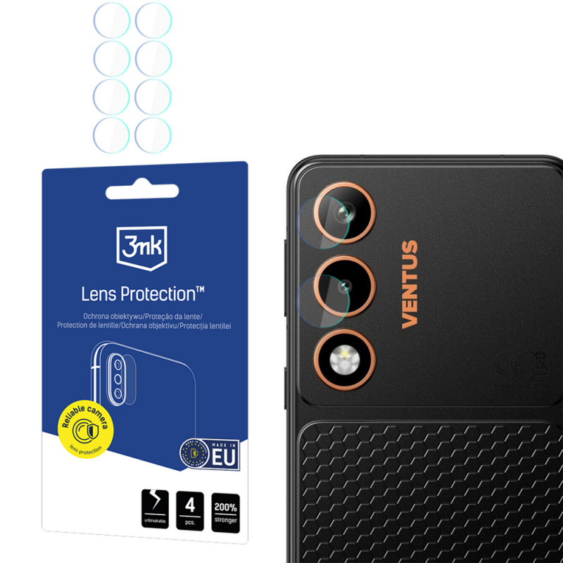 3MK Lens Protection Hammer Ventus 5G ochraniacz na obiektyw aparatu (4 szt.)