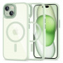 Etui Tech-Protect MagMat MagSafe Apple iPhone 15, Green/Clear