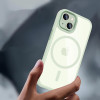 Etui Tech-Protect MagMat MagSafe Apple iPhone 15, Green/Clear
