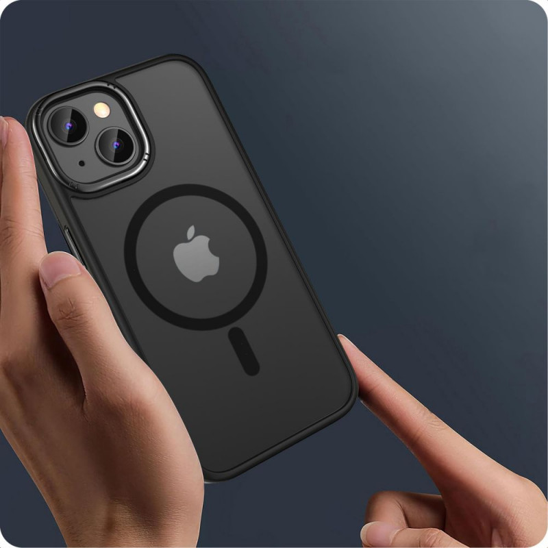 Etui Tech-Protect MagMat 2 MagSafe do Apple iPhone 15, Matte Black
