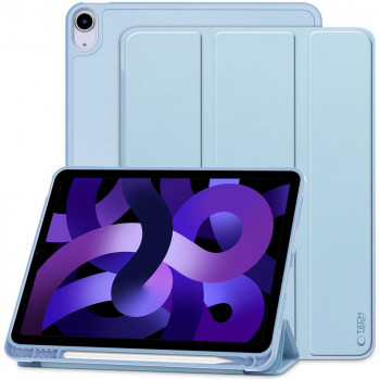 Etui Tech-Protect SmartCase Pen iPad Air 10.9" (4/5 gen, 2020-2022) / iPad Air 11" (6/7/8 gen, 2024-2026), Sky Blue