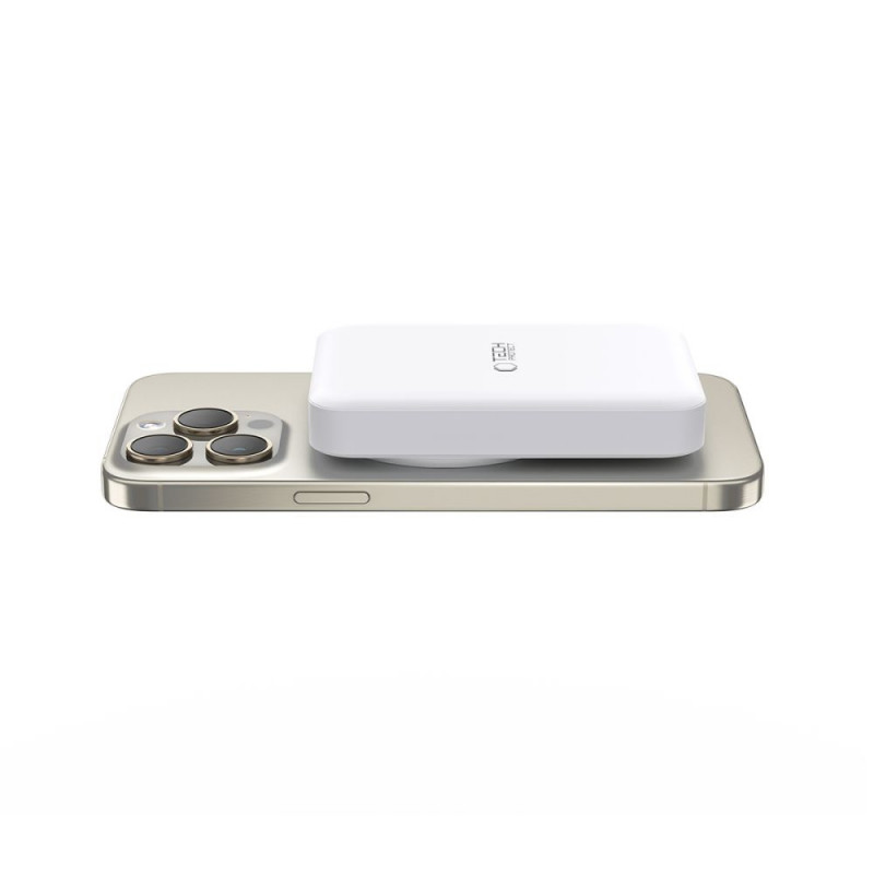 Tech-Protect PB11 LifeMag MagSafe power bank 10000 mAh, 15 W, biały