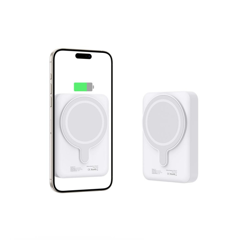 Tech-Protect PB11 LifeMag MagSafe power bank 10000 mAh, 15 W, biały