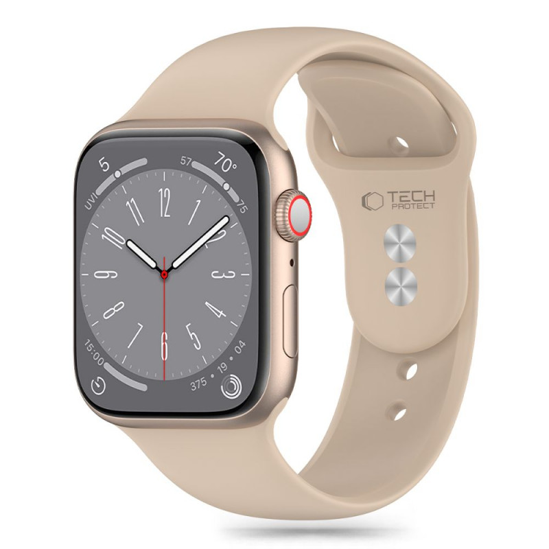 Tech-Protect pasek silikonowy do Apple Watch 4/5/6/7/8/9/SE/Ultra 1/2 (42/44/45/49 mm), Walnut