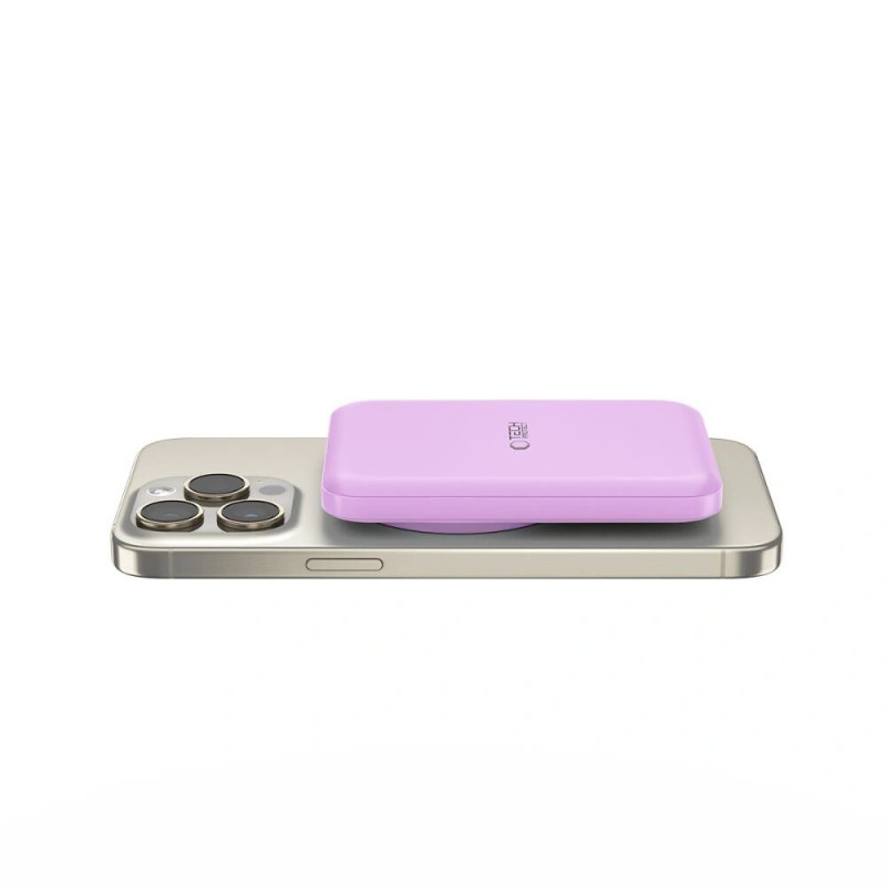 Powerbank Tech-Protect PB10 LifeMag MagSafe 5000 mAh, 15 W, Lilac