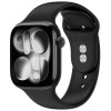 Tech-Protect pasek silikonowy do Apple Watch 4/5/6/7/8/9/SE/10 (38/40/41/42 mm), czarny