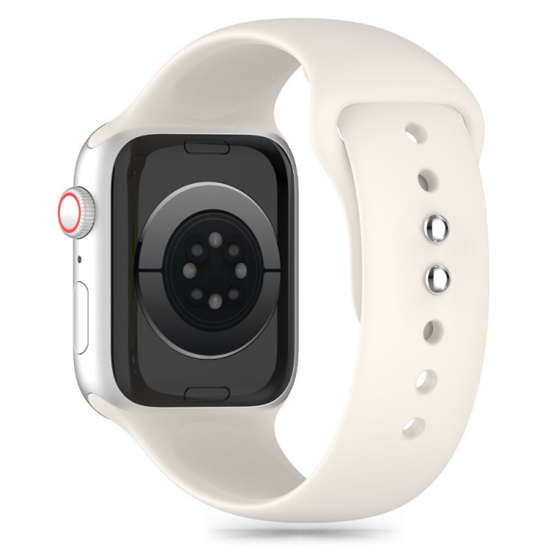 Tech-Protect pasek silikonowy do Apple Watch 4/5/6/7/8/9/SE/10 (38/40/41/42 mm), Starlight