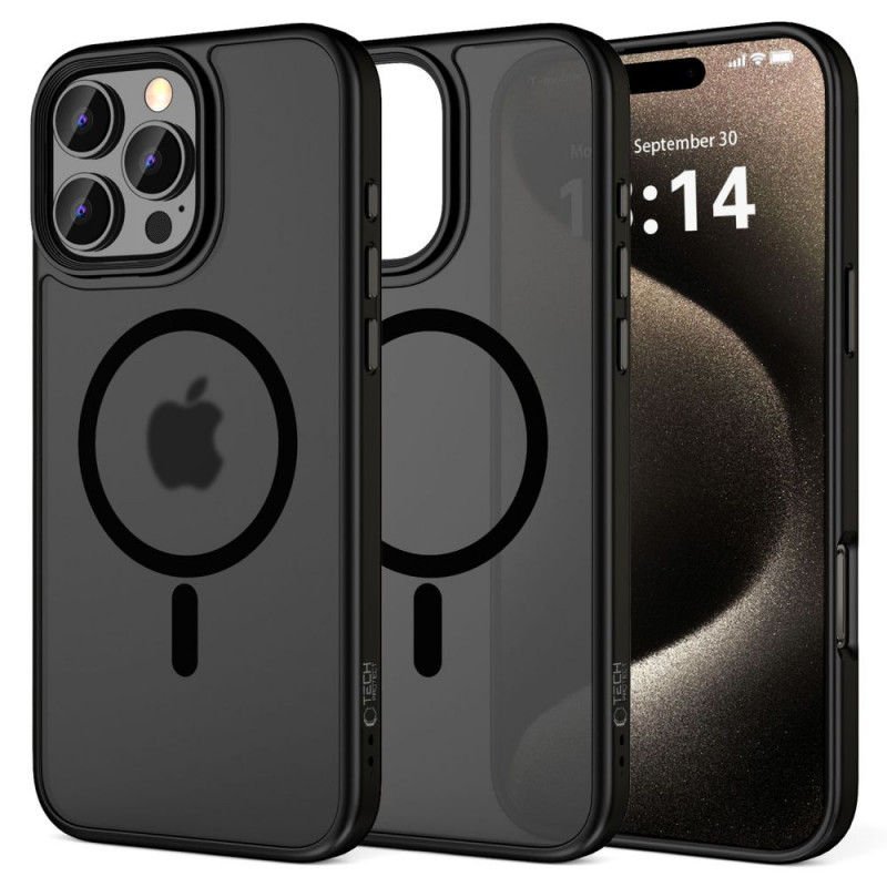 Etui Tech-Protect MagMat MagSafe do Apple iPhone 16 Pro Max, Matte Black