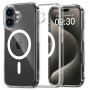 Etui Tech-Protect Flexair Hybrid MagSafe do Apple iPhone 16 Plus, przezroczyste