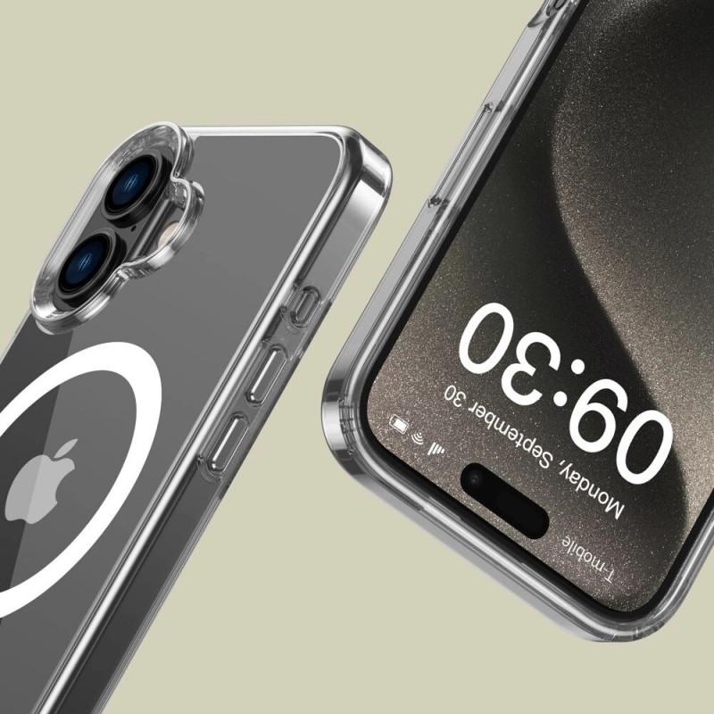 Etui Tech-Protect Flexair Hybrid MagSafe do Apple iPhone 16 Plus, przezroczyste