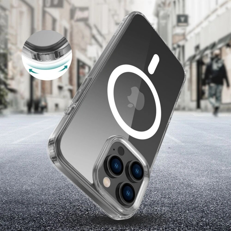 Tech-Protect Flexair Hybrid MagSafe etui na Apple iPhone 16 Pro Max, przezroczyste