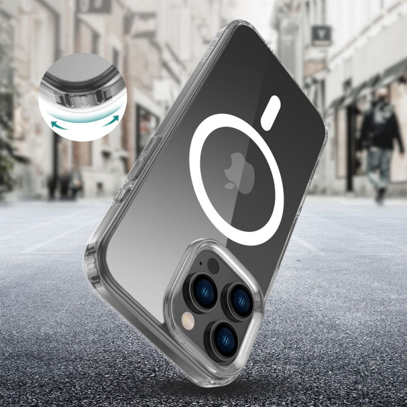 Tech-Protect Flexair Hybrid MagSafe etui na Apple iPhone 16 Pro Max, przezroczyste
