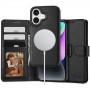 Etui portfel Tech-Protect Wallet MagSafe do Apple iPhone 16, czarny
