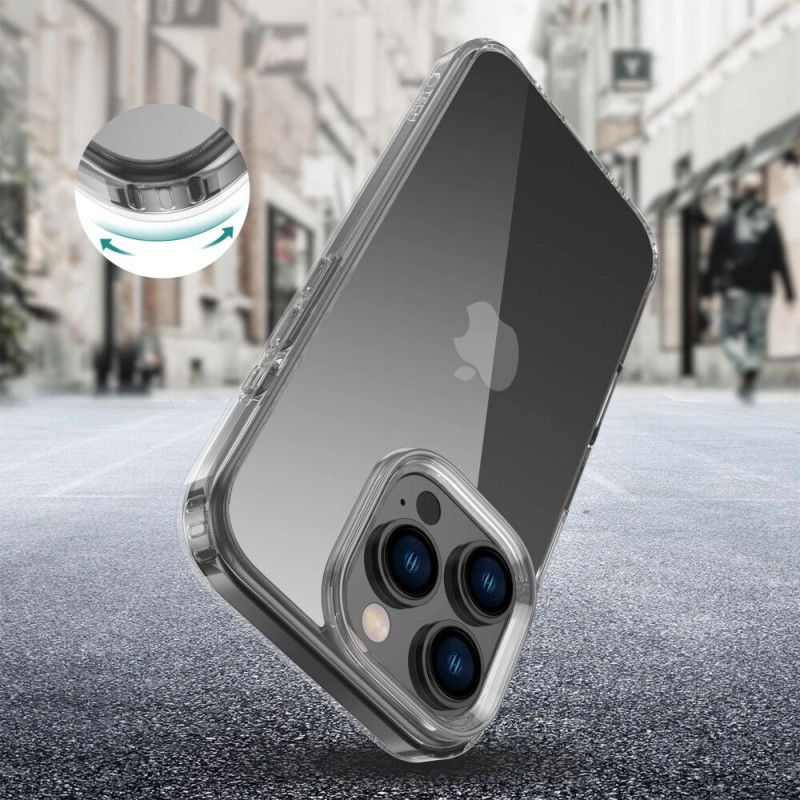 Tech-Protect Flexair Hybrid etui na Apple iPhone 16 Pro, przezroczyste