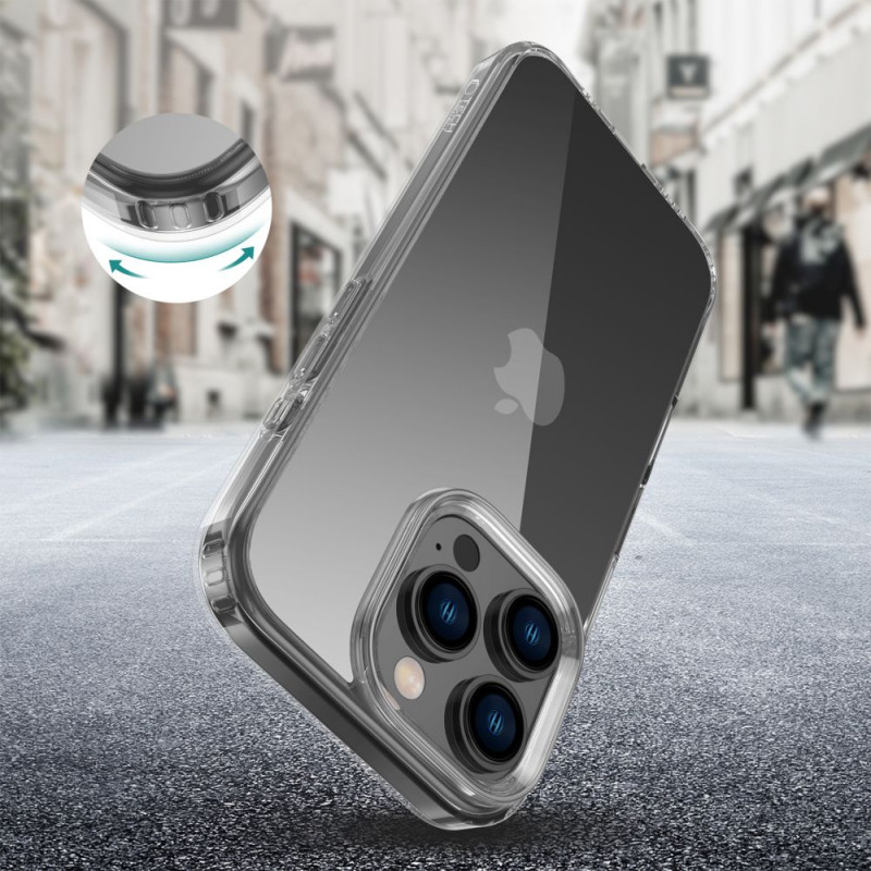 Tech-Protect Flexair Hybrid etui na Apple iPhone 16 Pro, przezroczyste