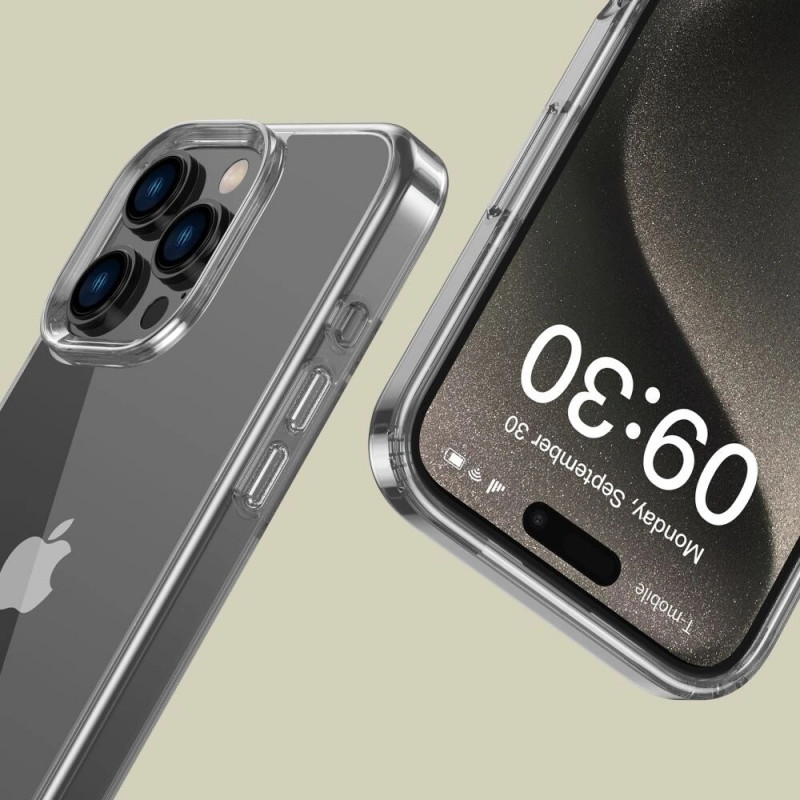 Etui Tech-Protect Flexair Hybrid do Apple iPhone 16 Pro Max, przezroczyste