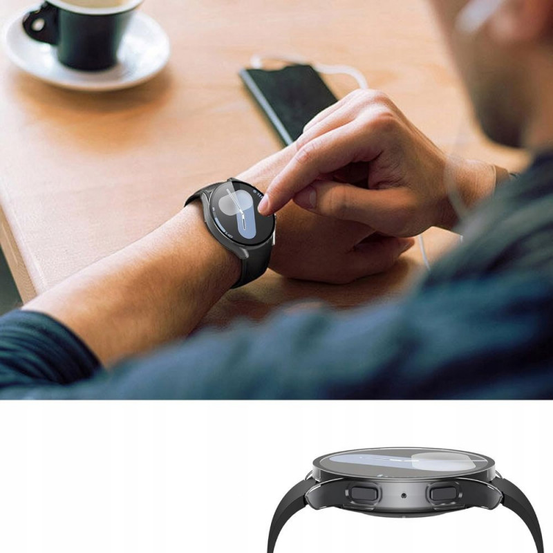 Etui Tech-Protect Defense360 do Samsung Galaxy Watch 7, 40 mm, przezroczyste