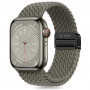 Tech-Protect Nylonmag pasek do Apple Watch 4/5/6/7/8/9/SE/Ultra 1/2, 42/44/45/49 mm, Olive Grey