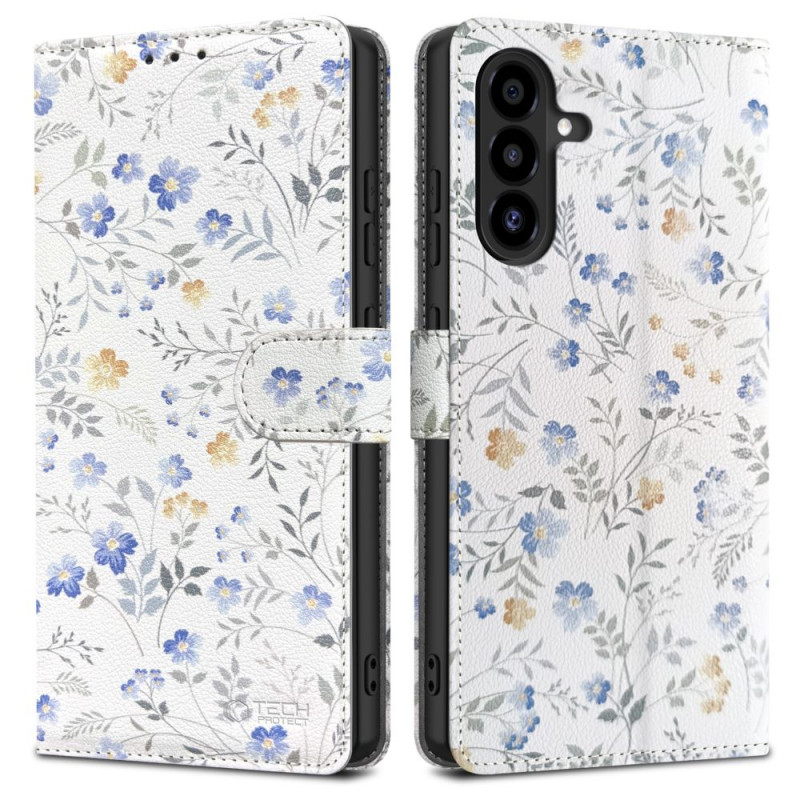 Etui portfelowe Tech-Protect dla Samsung Galaxy A17 / A18 / A26 4G / 5G, Spring Flowers