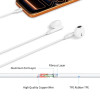 Tech-Protect Ultraboost Core G4 Mini Jack 3.5 mm przewodowe słuchawki douszne, białe (THP5619)