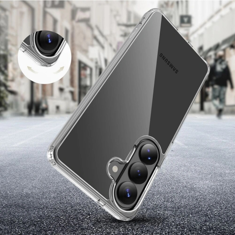 Etui hybrydowe Tech-Protect FlexAir Hybrid do Samsung Galaxy S26+, przezroczyste